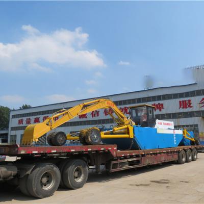 China Mini Dredgers Sand Pump Suction Amphibious River Dredger Dredging Sand Dredger for sale