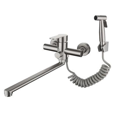 China Thermostatic Faucets Lips Long In The Wall 304 Stainless Steel Kitchen Faucets Kitchen Sink Faucets for sale