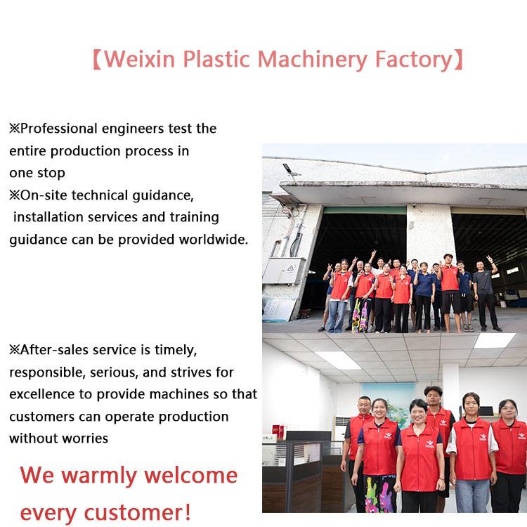 Proveedor verificado de China - Shenzhen Weixin Plastic Machinery Factory
