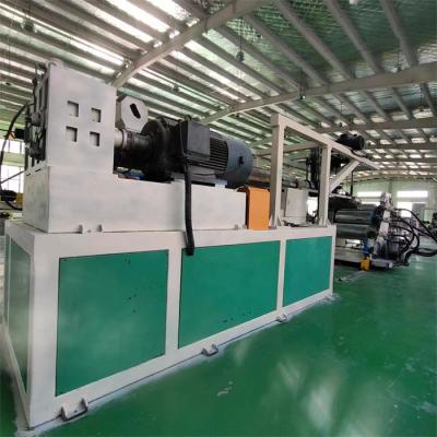 China Gebruikte PLC elektrische enkel schroef plastic extrusie machine industriële plastic platen extrusie lijn Te koop