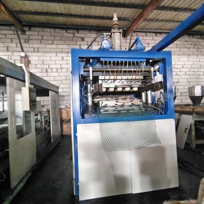 China Fully Automatic Cup Plastic Vacuum Plastic Thermoforming Machine Used Disposable Plastic Making for sale