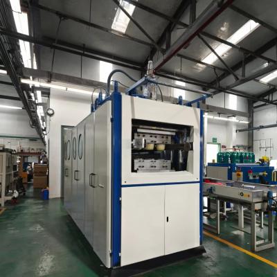 China Fully Automatic Thermoforming Machine for Clear Plastic Dessert Cup and Coffee 720*300mm Forming Area 5000kg Capacity for sale