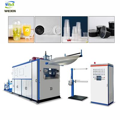 China Used fully automatic  tea cup making machine plastic flower pot making machine plastic cup making machine for sale