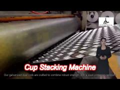 automatic plastic cup stacking machine high speed cup stacking kit