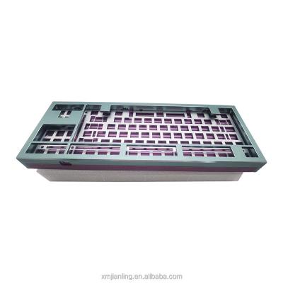 China High Quality Customized Aluminum Mechanical Keyboard Parts Aluminum CNC Machining Parts Custom Machinina Keyboard CNC Anodized for sale