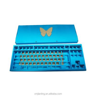 China Custom Aluminum Mechanical Gaming Keyboard CNC Keyboard Parts Manufacturers CNC Aluminum Brass Machining for sale