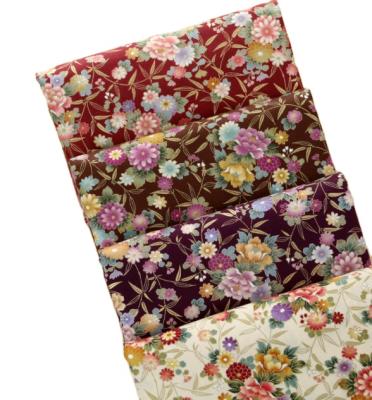 China High Quality Digital Printing Woven 100% Cotton Fabric Shrink-Resistant For Kid's Floral Dress for sale