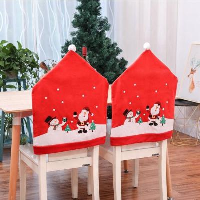 China Santa Reindeer Snowman Christmas Chair Blanket from Nonwoven Fabrics for sale