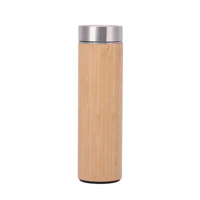 China WITH LID eco-friendly bamboo thermos vacuum flask for sale