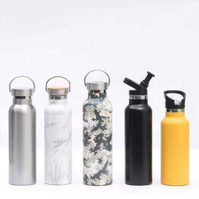 China Personalized Bullet Shape Vacuum Flask Thermos Stainless Steel Viable Thermal Water Bottle For Rising for sale