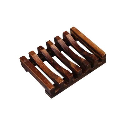 China Modern Biodegradable Wooden Soap Dish Holder For Kitchen Bathroom Shower Sponges for sale