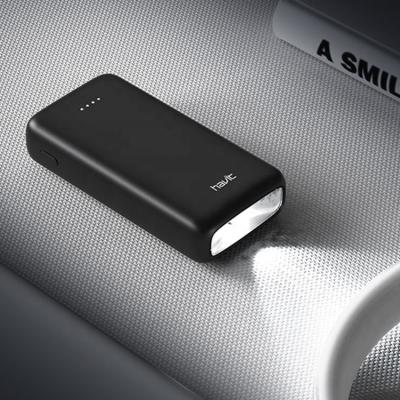 China Dual Portable Charger Powerbank 10000 Mah With Led Light Usb Fast Charging Support Pb51 Havit Palladium 30W Power Source Portable Power Bank Power Bank for sale