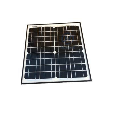 China customized size design black frame mono solarpanel 15w for DIY from an international pilot solar energy company 156.75mmx156.75mm for sale