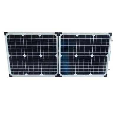 China Monocrystalline Silicon 60w Solor Portable Solar Panel Kits Foldable PV Modules for sale