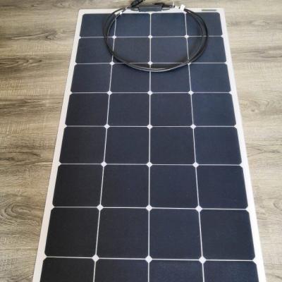 China high efficiency 110W 120W ETFE semi fluctuating panel sunpower solar panel solar panel price 1060*540*3mm for sale