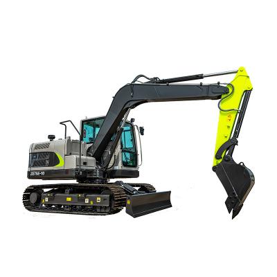 China Construction Digging Zoomlion 7.5 Ton New Crawler Excavator Price ZE75E for sale