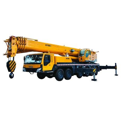 China TRUCK CRANE 100 ton crane hydraulic truck control pickup truck crane cranes 100 ton mobile all terrain cranes. XCA100 for sale