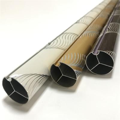 China Round Aluminum Aluminum Aluminum Profiles Curved Curve Rod Pole Pipe Tube For Curtains 7-8 Curtains for sale