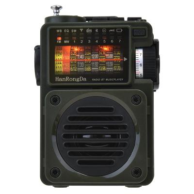 China PORTABLE PORTABLE Multimedia Music Player Full Band Radio FM AM Switch Receiving BT TF Card Game Outdoor Audio Radio for sale