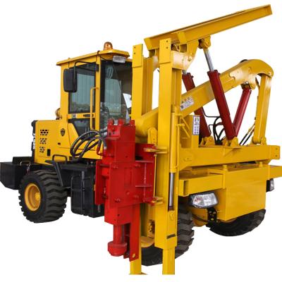 China Chinese factory produces hydraulic diesel photovoltaic mini pile driver auger piling machine pile price for sale