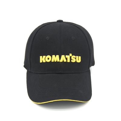 China JOINT Professional Custom Cotton Twill 6 Panel Structured Sports Baseball Cap And Hat With 3D Logo for sale