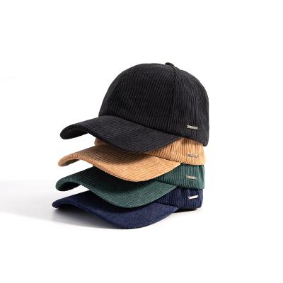 China Wholesale Vintage JOINT Men's Hat Women's Custom Corduroy Unstructured Dad Hats for sale