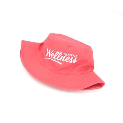 China Character Bucket Hat Printed Fisherman Kids Outdoor Protective Pink Hat Printed Cotton Bucket Hat for sale