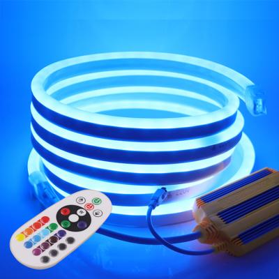 China Hotel Hot Sale 2835 SMD RGB Led Neon Flexible Neon Light 110V 220V LED Rope Tube IP65 100M for sale