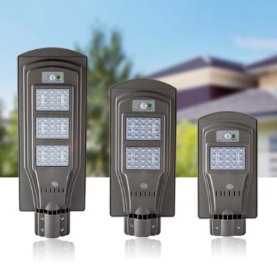 China ROAD Integrated Motion Sensor IP65 Outdoor 30w 60w 90w 120w 150w Integrated All In One Solar Led Street Light Price for sale