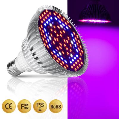 China ABS 30W 50W 80W Led Grow Light Bulb E27 Full Spectrum Plant Bulb For Indoor Plants Greenhouse Greenhouse Veg Succulent Flower for sale