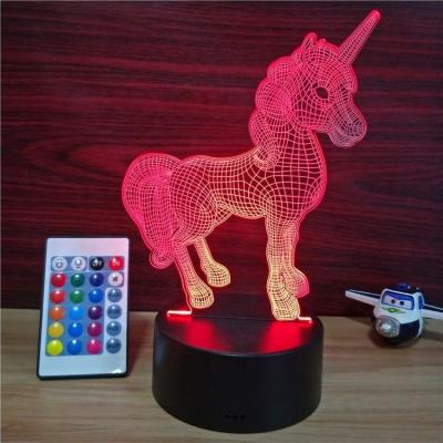 China 16 Colors Shape Shape Night Light Bedside Lamp Creative Dimmable Smart Touch 7 Colors Toys USB Remote Charger Home Deco Birthday Gifts for sale