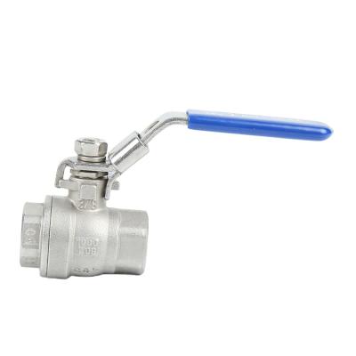 China 1/2 Inch General Gas Ball Valve Stainless Steel Ball Valve 2pc Used For Machinery for sale