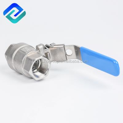 China Ball valve 2pc to cf8/cf8m stainless steel general high pressure caliber for sale