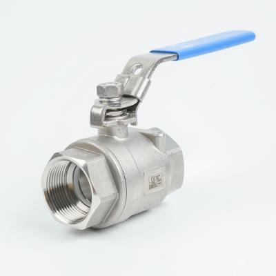 China Ball valve 1000 to cf8/cf8m stainless steel dog 2pc general high pressure water pressure caliber for sale