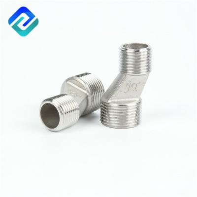 China SS316 Natural Gas Stainless Steel Plumbing Pipe Fittings for sale