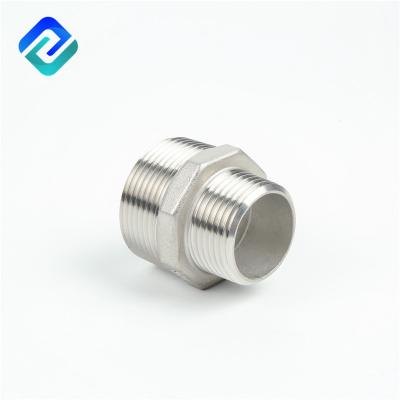 China SS316 Stainless Steel High Pressure Natural Gas Pipe Fittings Reducer Hex. nipple for sale