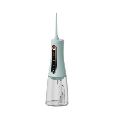 China OEM 350ML Water Tank Dental Oral Care Smart Water Flosser Portable Cordless for sale