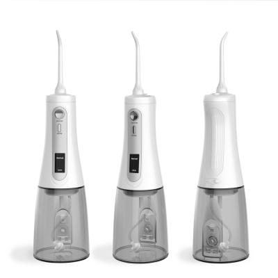 China Factory Price Portable Oral Irrigator Rechargeable Cordless Electric Flosser Waterproof IPX7 Dental Water Flosser for sale