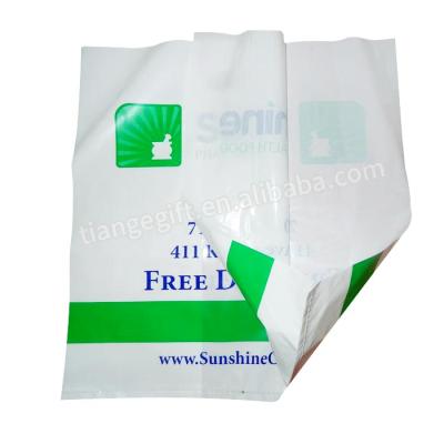 China Reusable Custom Printing Logo Clothing Bag High Quality Plastic Shopping Bags for sale