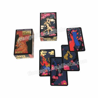 China Custom Japanese paper/plastic/cardboard games small size card set hanafuda card game for sale