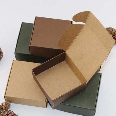 China Low MOQ Recycled Materials Customized Soap Packaging Box With Logo Printed for sale