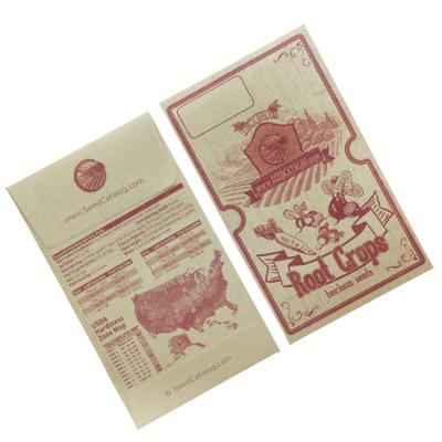 China Custom Eco-Friend Brown Small Wallet Business Kraft Paper Envelopes Packaging for sale