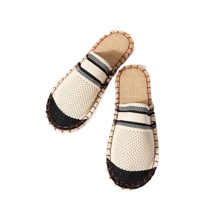 China New Arrival Fashion Trend Women Black Non-slip Comfortable Home Slippers Summer Simple Home Slippers for sale