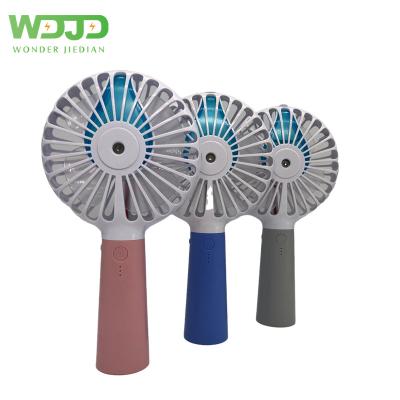 China Mini Ventilador Usb Hand Portable Rechargeable Water Mist Pink Fans Bulk Tower Hand Held Convenient Mini Car Fan for sale