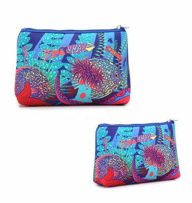 China Reusable Promotional Neoprene Toiletry Bag for sale