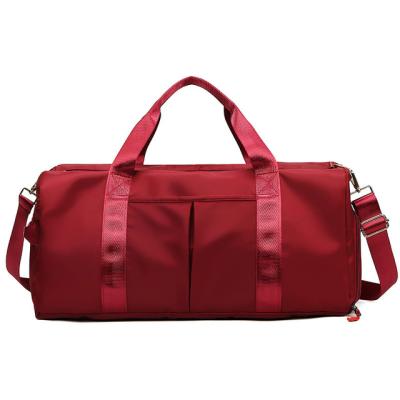 China Water Resistant Sports Bags Yoga Gym Large Capacity Travel Duffel Bag Travel Women Female Handbags for sale