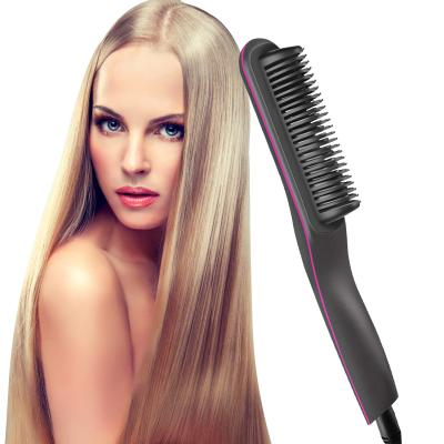 China Wholesale Auto Hair Volumizer Flat Brush Men's Automatic Wholesale Hair Curling Comb LCD Hold Iron Ceramic Beard Straightener Fast Straightener for sale