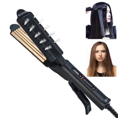 China Outdoor Electric Magic Ion Straightener Corn Curling Iron and Curler Professional Hair Straightening Beauty Salon Tool for sale