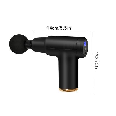 China 2022 Touch Screen Muscle Massage Gun USB Massage Gun Mini Percussion Massage Gun Women Girl Portable Body Massager Touch Screen Filling Gun for sale