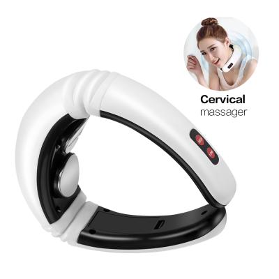 China Best Selling Portable Adjustable Speed ​​Neck Massager Neck Vibrating Massager Back Electric Shiatsu Electric Shiatsu Massager for sale